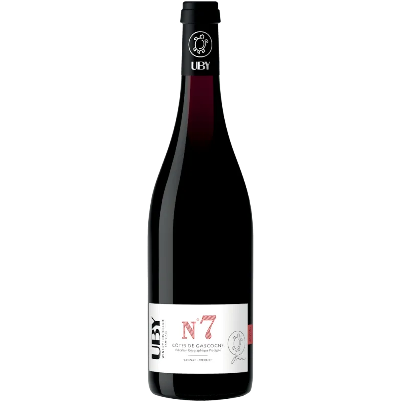 Bouteille Tannat Merlot N°7 rouge - Domaine Uby - 75 cl