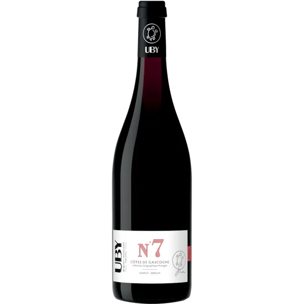 Bouteille Tannat Merlot N°7 rouge - Domaine Uby - 75 cl