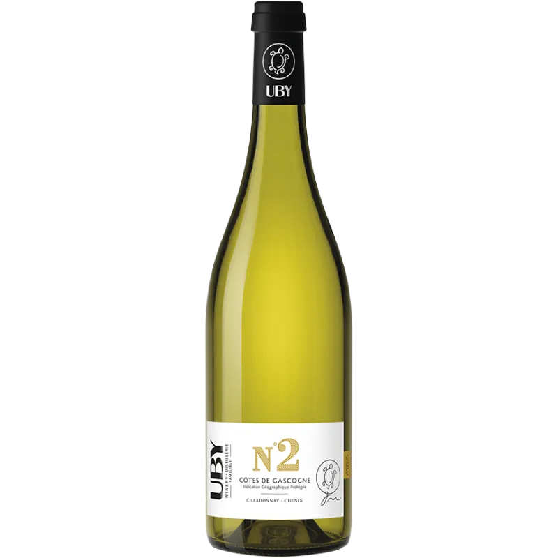 bouteille de Chardonnay Chenin N°2 Domaine Uby - 75 cl