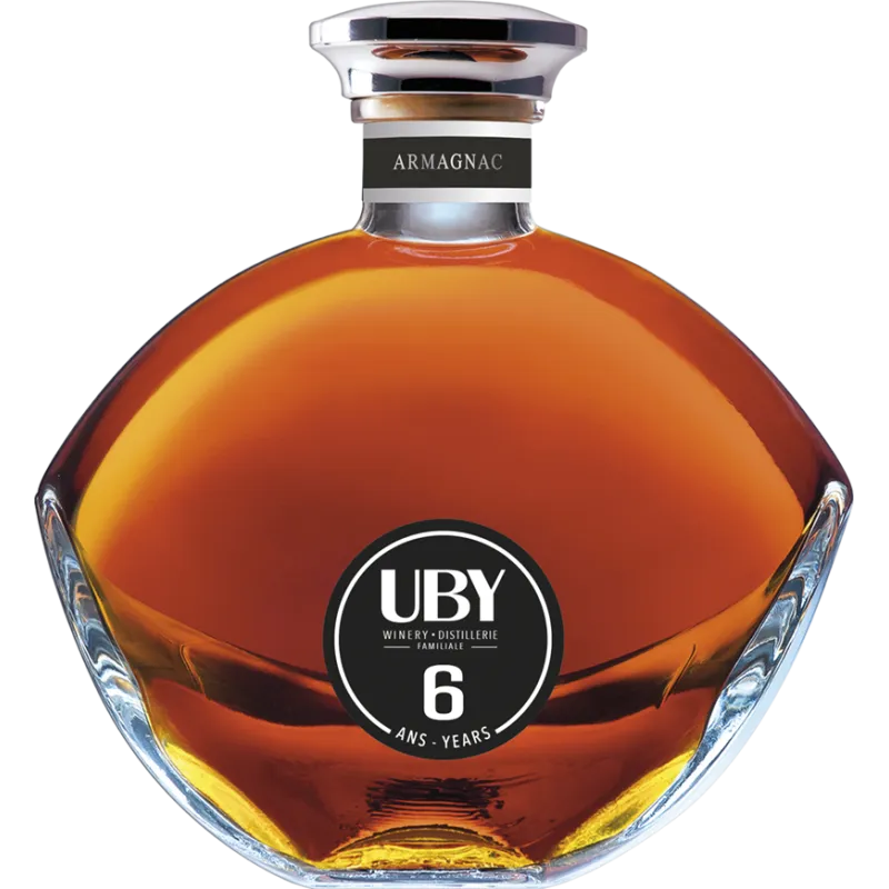 Carafe Armagnac Uby Trilogie 6 ans d'âge
