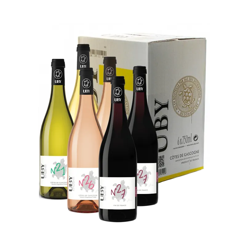Offre Découverte gamme Bio - Domaine Uby - 6 bouteilles