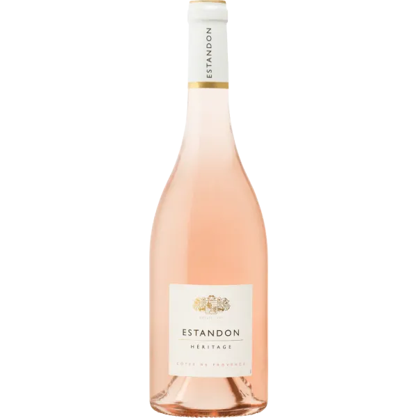 Bouteille d'Héritage rosé d'Estandon coopérative de Provence