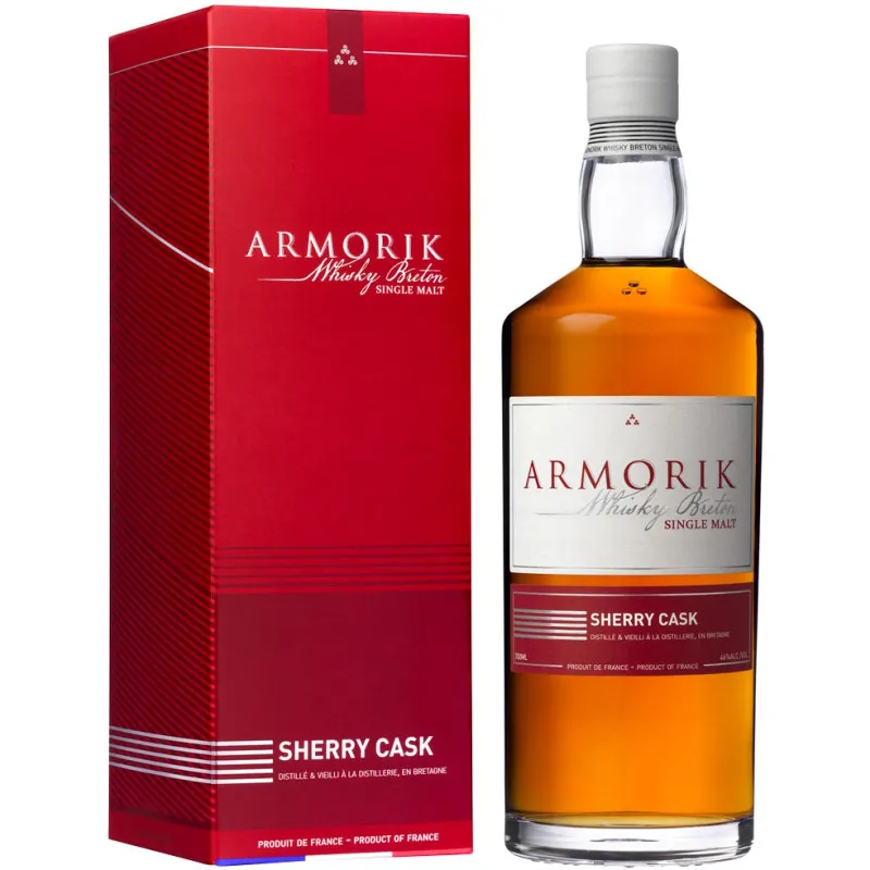 Bouteille du Sherry Cask Single Malt des whisky Breton Armorik
