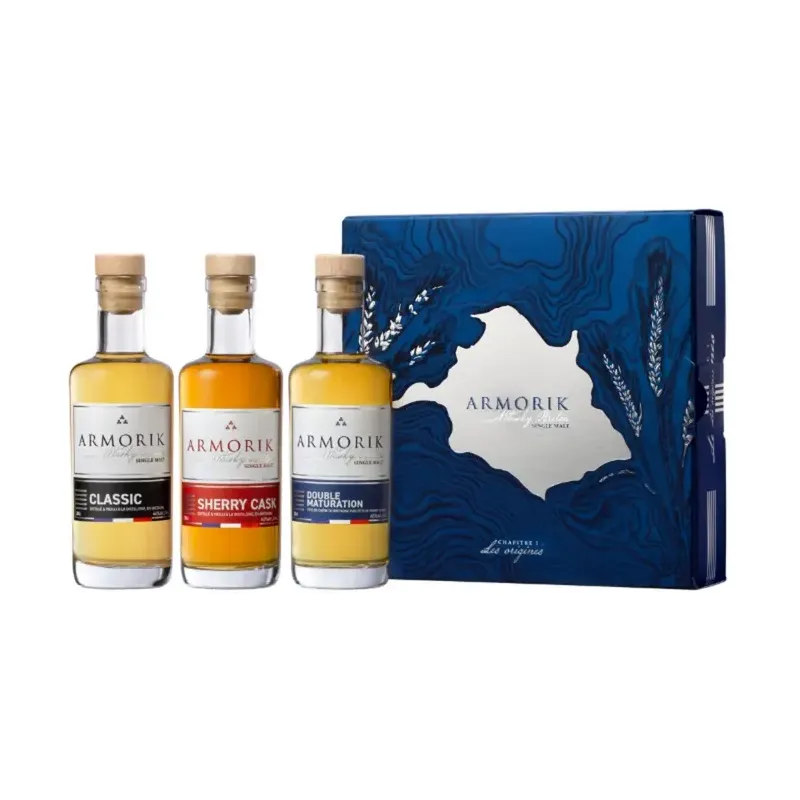 Coffret Cœur de Gamme - Whisky Armorik - 3 x 20 cl