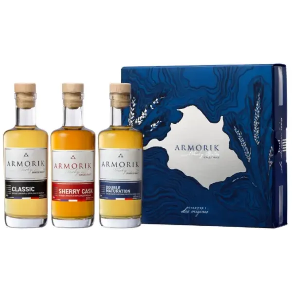 Coffret Cœur de Gamme - Whisky Armorik - 3 x 20 cl