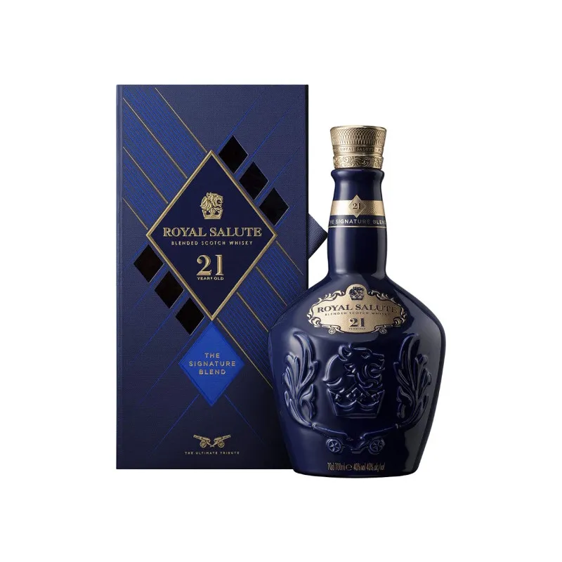 Carafe en coffret du whisky Royal Salute 21 Ans de Chivas Regal - 70 cl