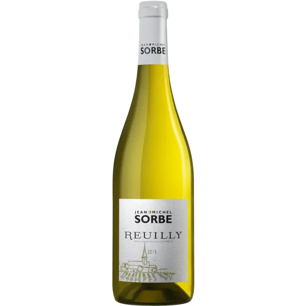 Bouteille de Reuilly blanc du domaine Jean-Michel Sorbe vin du Val de Loire