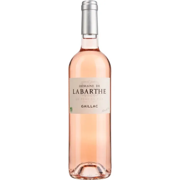 Bouteille du Gaillac Rosé du domaine de Labarthe