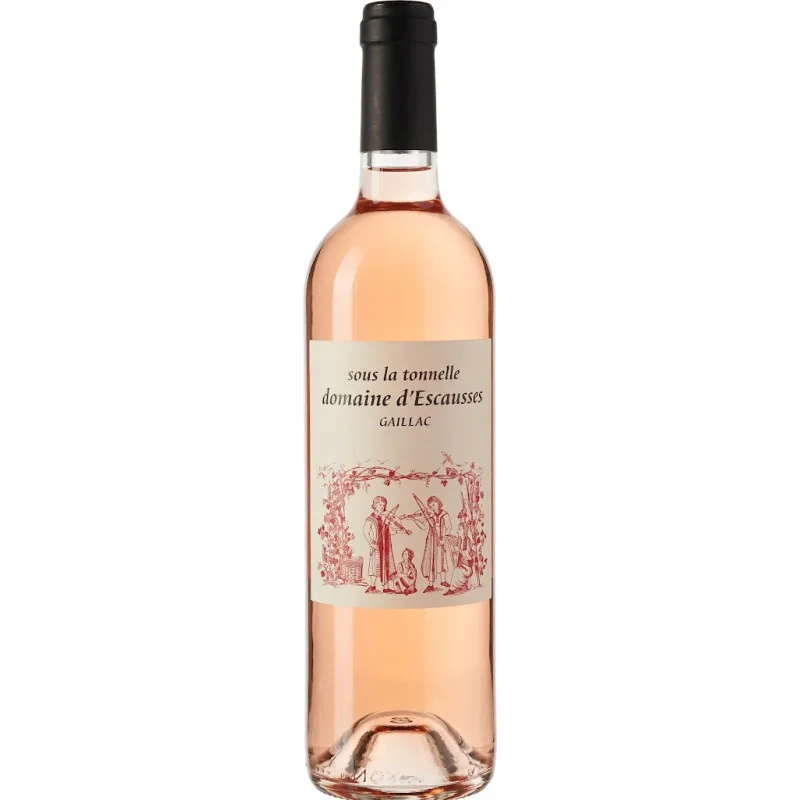 Bouteille du Gaillac rosé Sous la Tonnelle du domaine d'Escausses