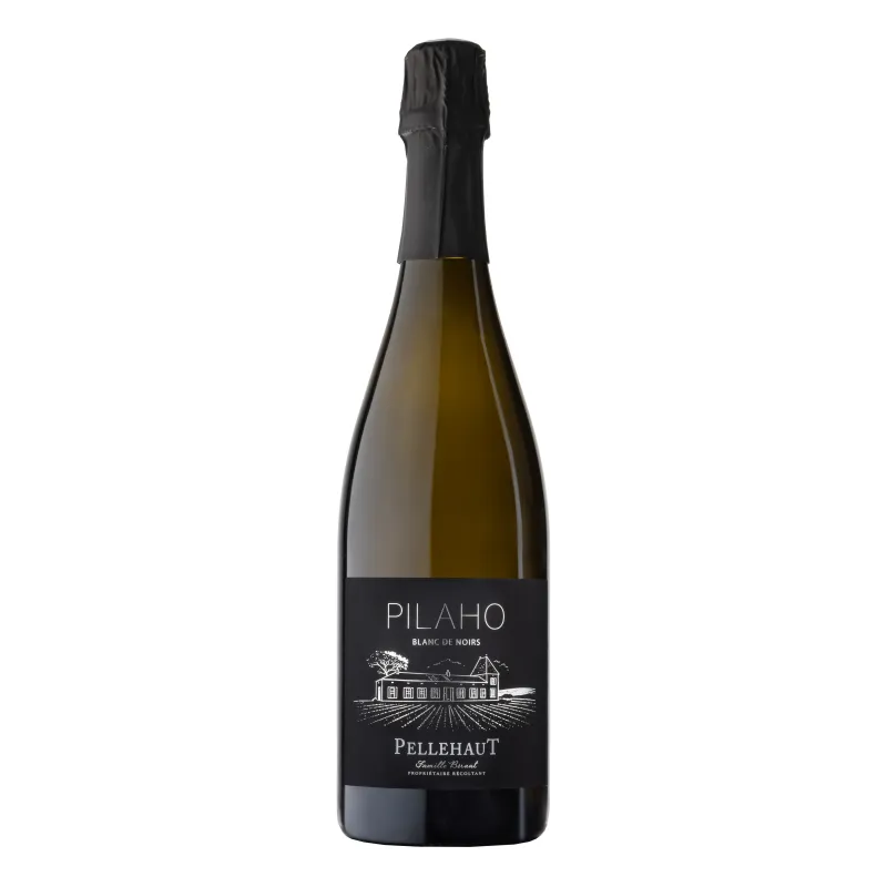 Bouteilles du Pilaho Blanc de Noirs du Château Pellehaut