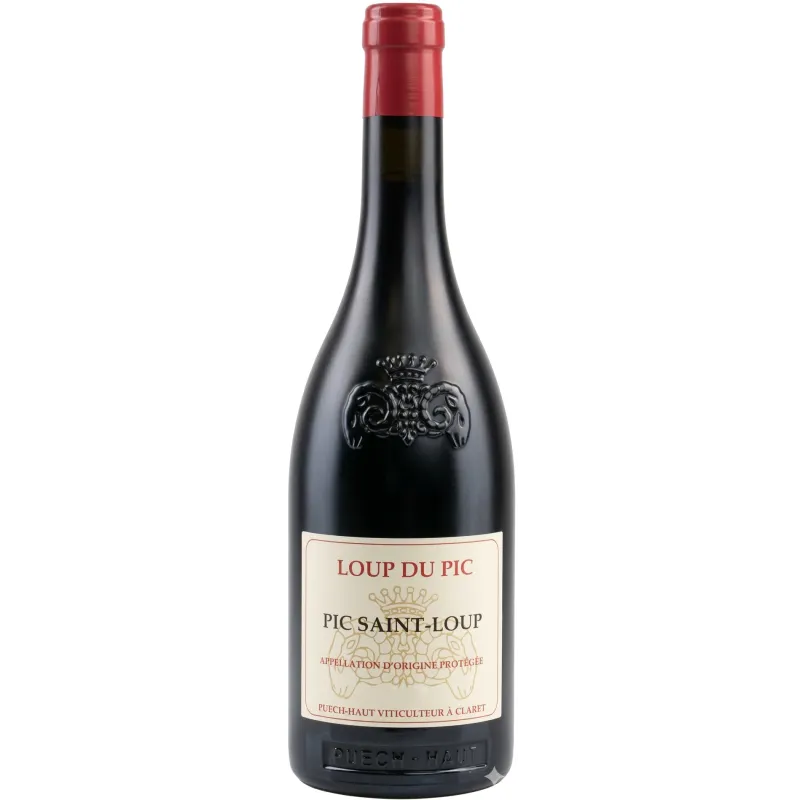 Bouteille du Le loup du Pic rouge de Puech-Haut