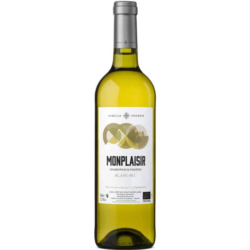 Bouteille de Monplaisir Blanc sec Château Haut-Monplaisir