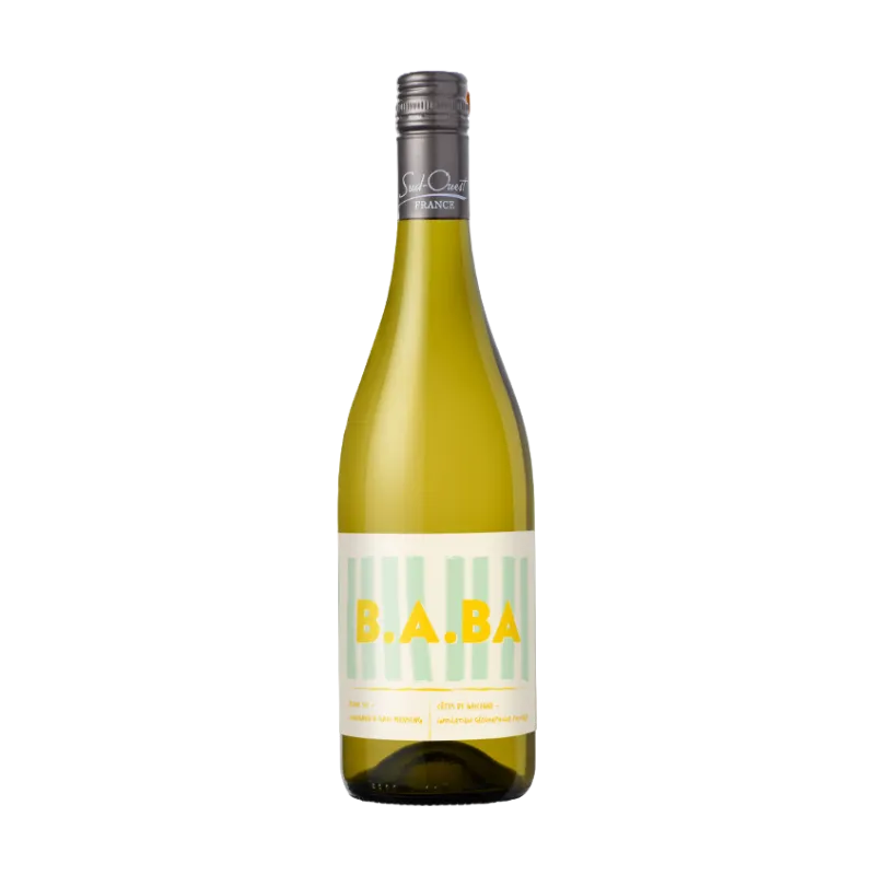 bouteille de B.A.B.A. Sauvignon Gros-Manseng blanc sec 2024 - Vignerons du Brulhois - 75 cl