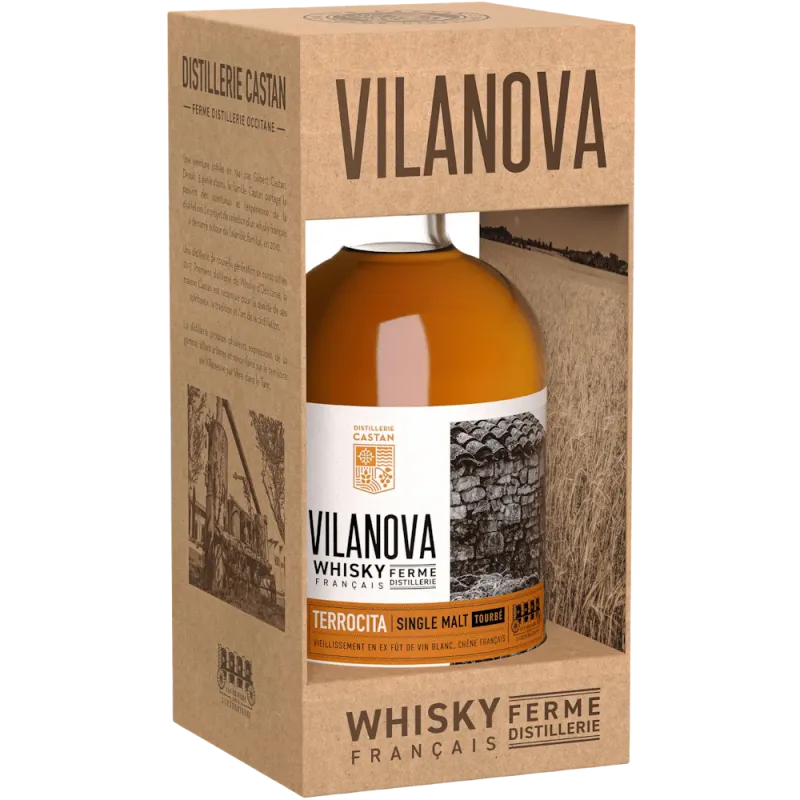 bouteilles du Terrocita - Whisky Vilanova en étui