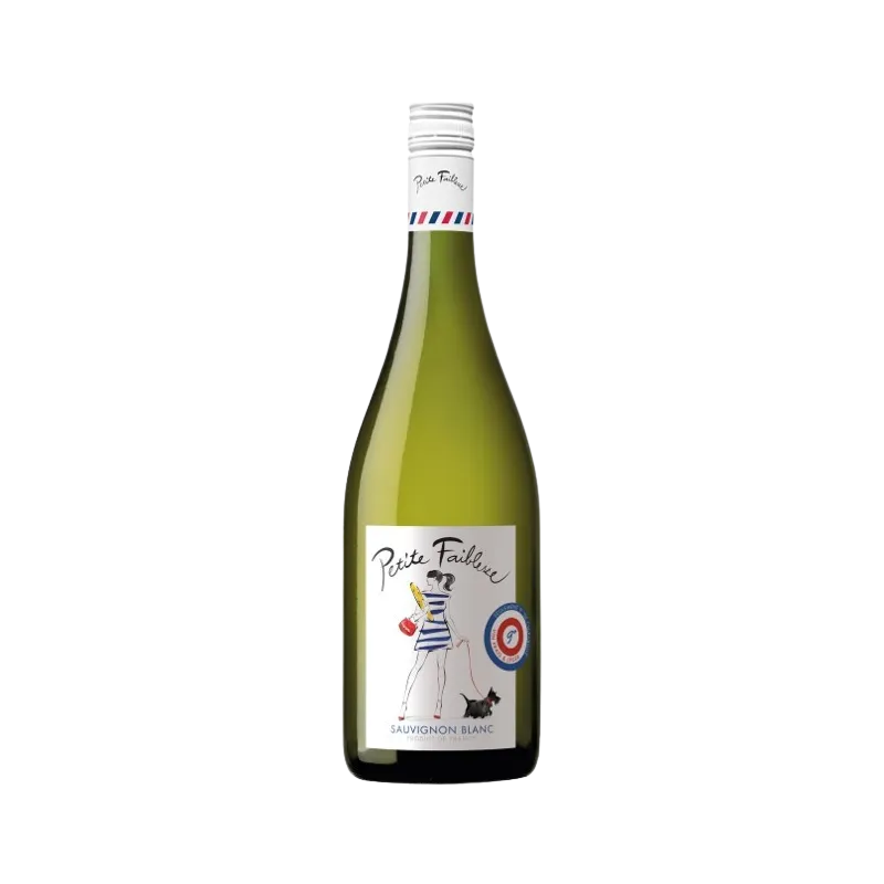 Bouteille de Petite Faiblesse Blanc vin à faible degré du Domaine de l'Herré - 75 cl