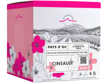 BIB de Cinsault Rosé du Cellier du Pic - 3 l