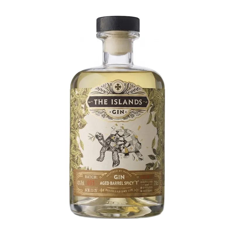 Bouteille du Gin Aged Barrel Spicy de The Islands Spirits - 50 cl