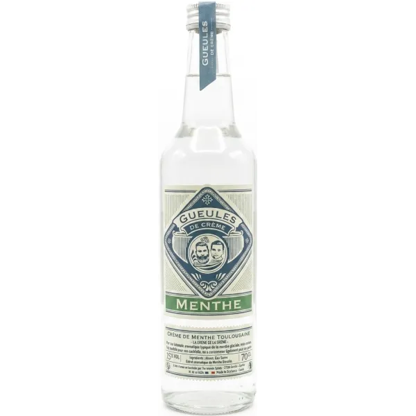 Bouteille de la Crème de Menthe de Gueules de Crème - 70 cl