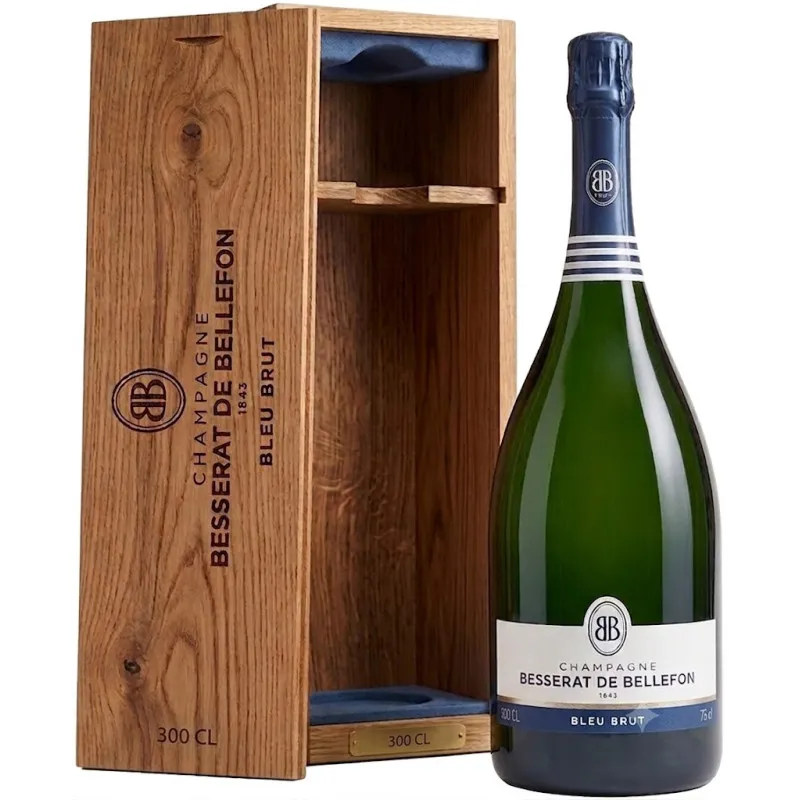 Jéroboam de Bleu Brut Champagne Besserat de Bellefon - 300 cl