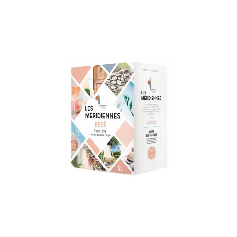 BIB Les Méridiennes rosé Ventoux - Marrenon - 5 l