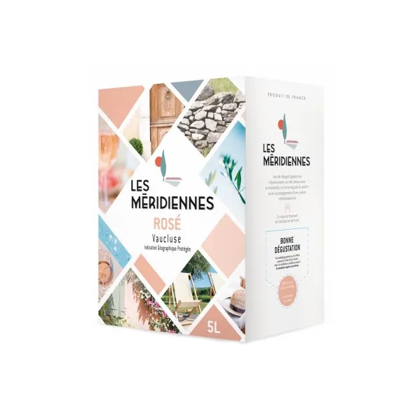 BIB Les Méridiennes rosé Ventoux - Marrenon - 5 l
