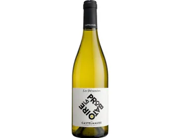 Bouteille de vin blanc La Probatoire — Cave de Castelmaure AOC Corbières