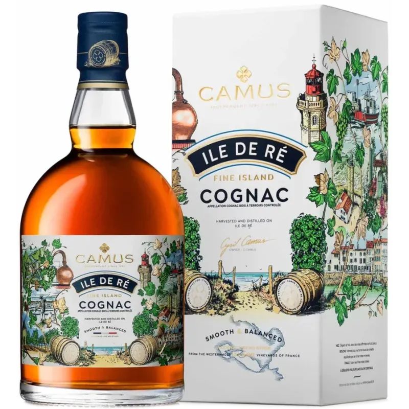 Bouteille Cognac Île de Ré Fine Island - Cognac Camus - 70 cl