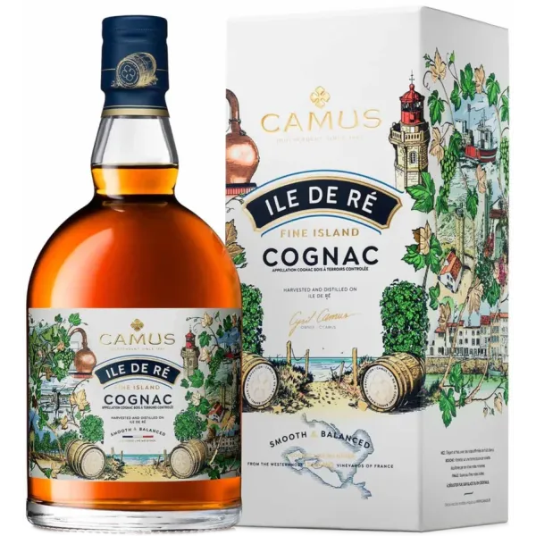 Bouteille Cognac Île de Ré Fine Island - Cognac Camus - 70 cl